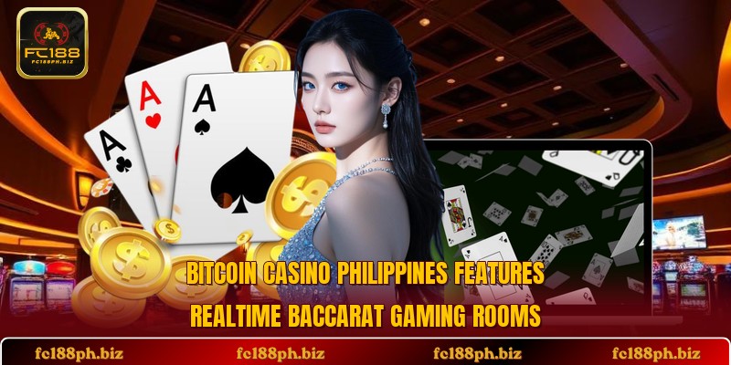 Bitcoin casino Philippines features realtime Baccarat gaming rooms