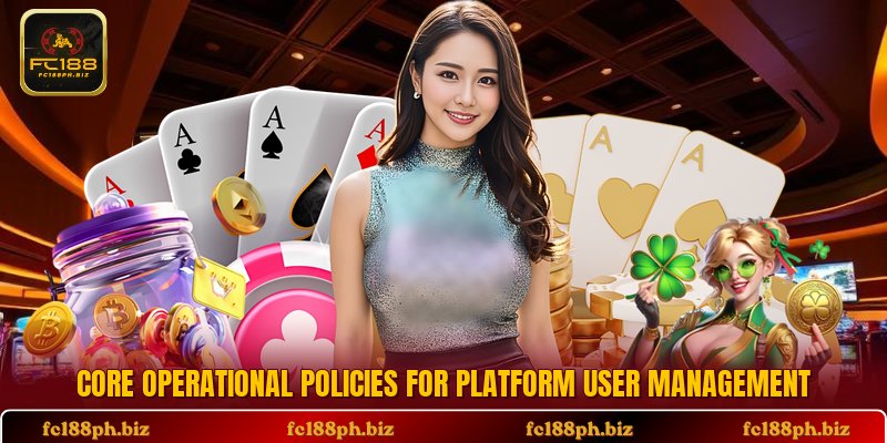 Core operational policies for platform user management
