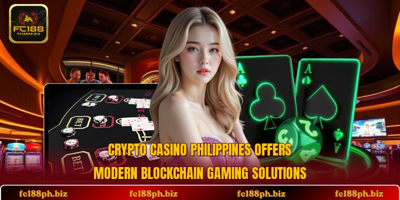 Crypto casino Philippines offers modern blockchain gaming solutions