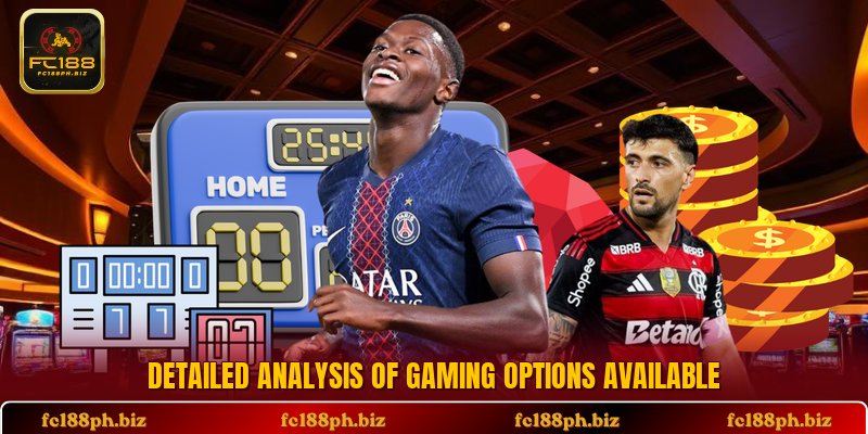Detailed analysis of gaming options available