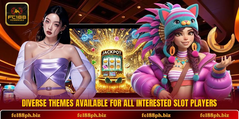 Diverse themes available for all interested slot players