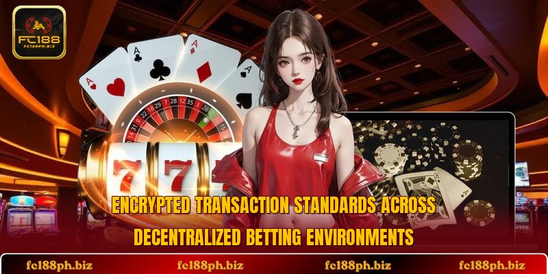 Encrypted transaction standards across decentralized betting environments