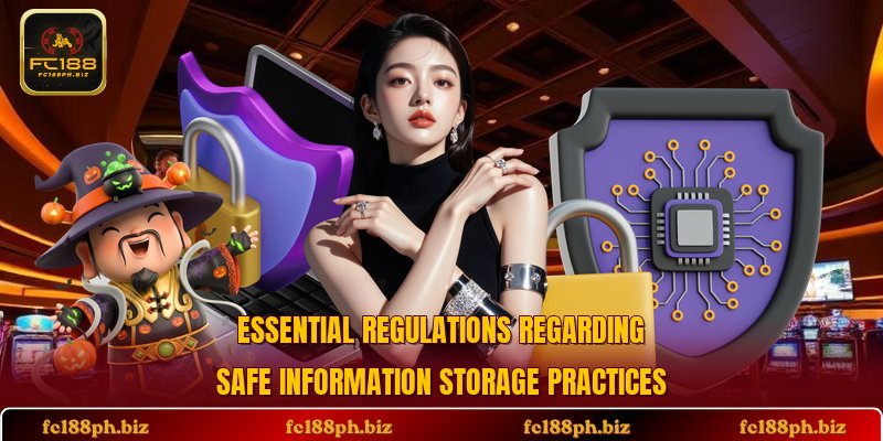 Essential regulations regarding safe information storage practices