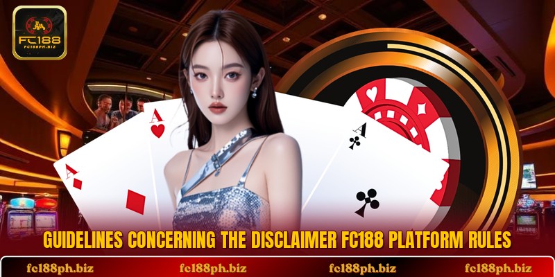 Guidelines concerning the disclaimer FC188 platform rules