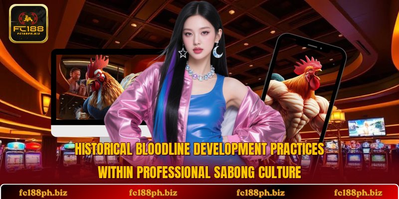 Historical bloodline development practices within professional sabong culture
