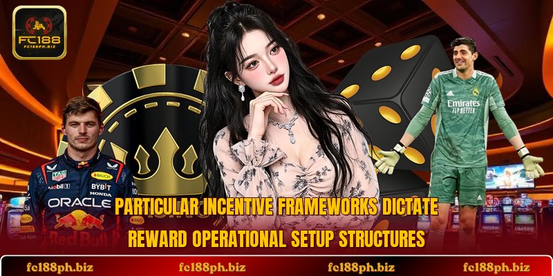 Particular incentive frameworks dictate reward operational setup structures