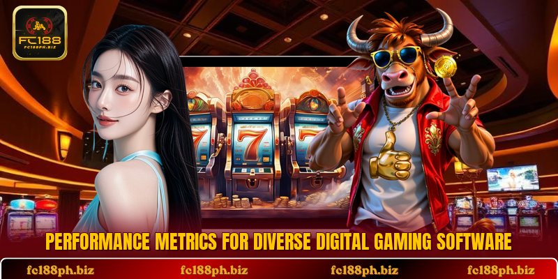 Performance metrics for diverse digital gaming software