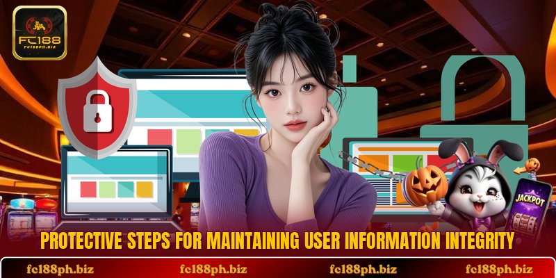 Protective steps for maintaining user information integrity