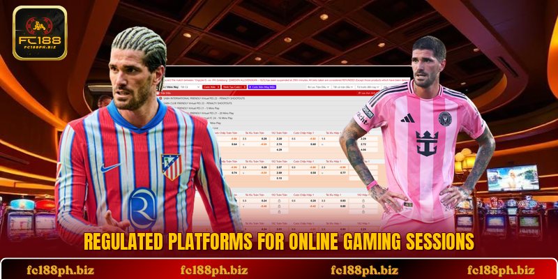 Regulated platforms for online gaming sessions