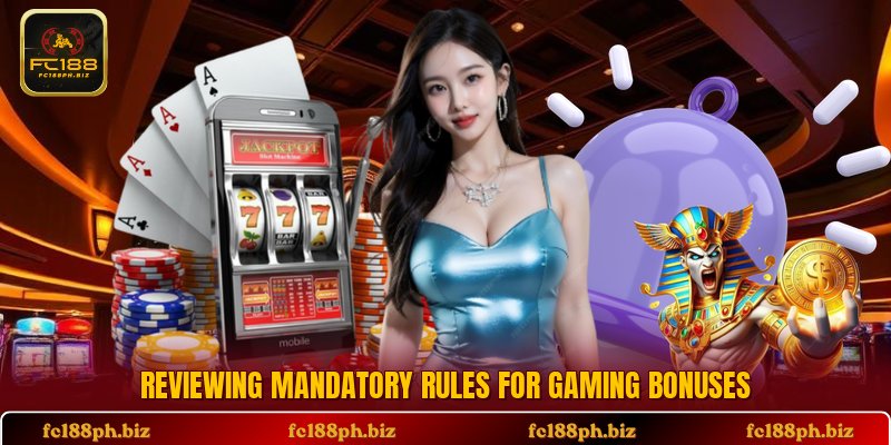 Reviewing mandatory rules for gaming bonuses