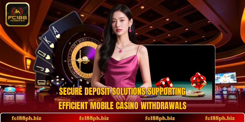 Secure deposit solutions supporting efficient mobile casino withdrawals