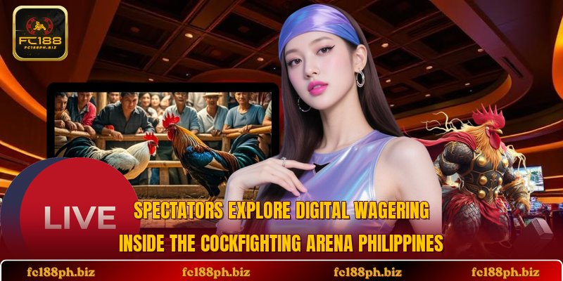 Spectators explore digital wagering inside the cockfighting arena Philippines