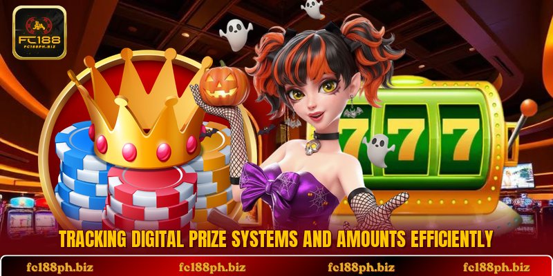 Tracking digital prize systems and amounts efficiently